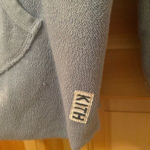 KITH mens sweatshirt. Size small. Pale baby blue color.